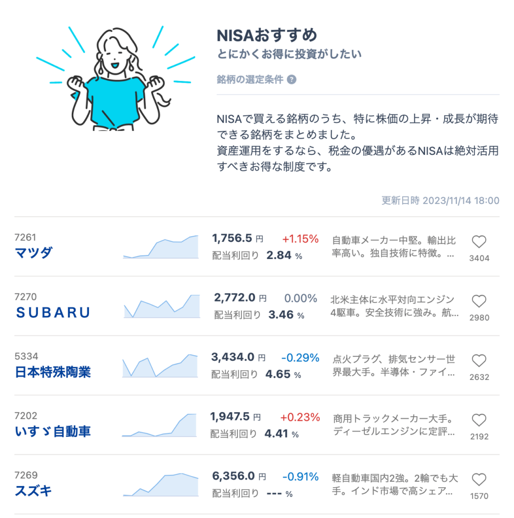 NISAおすすめ銘柄